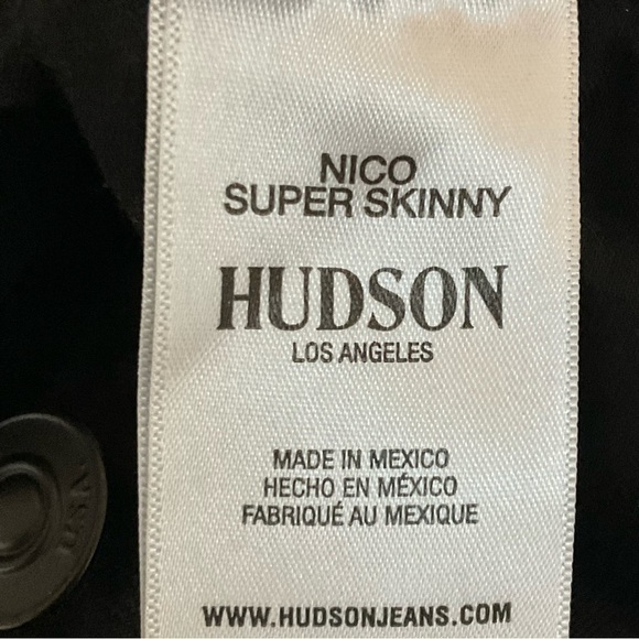 HUDSON WOMENS CROPPED FRAYED HEM JEANS SIZE 32 - Picture 4 of 4